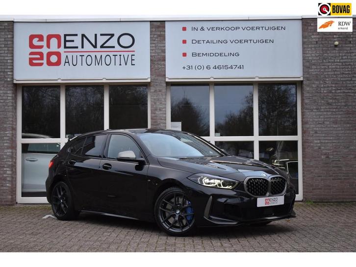 BMW 1-serie M135i xDrive High Executive Head up Carplay Maxt, Auto's, BMW, Bedrijf, Te koop, 1-Serie, 4x4, ABS, Airbags, Airconditioning
