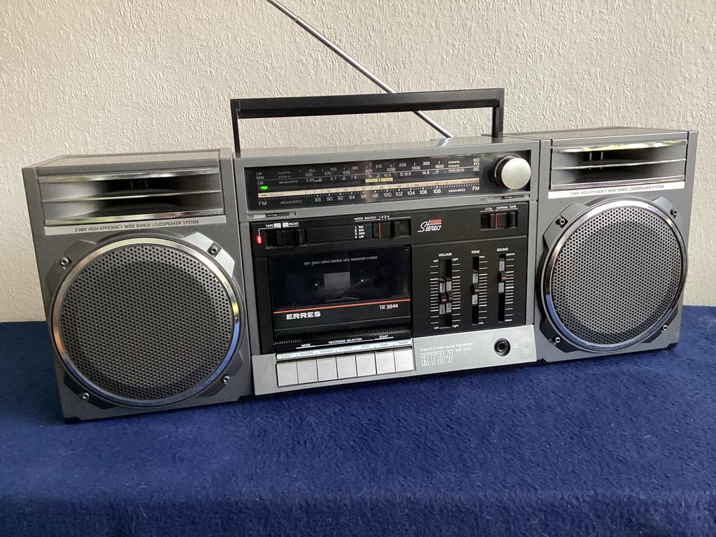 ERRES ghettoblaster- afneembare speakers, Audio, Tv en Foto, Radio's, Ophalen of Verzenden, Gebruikt, Radio