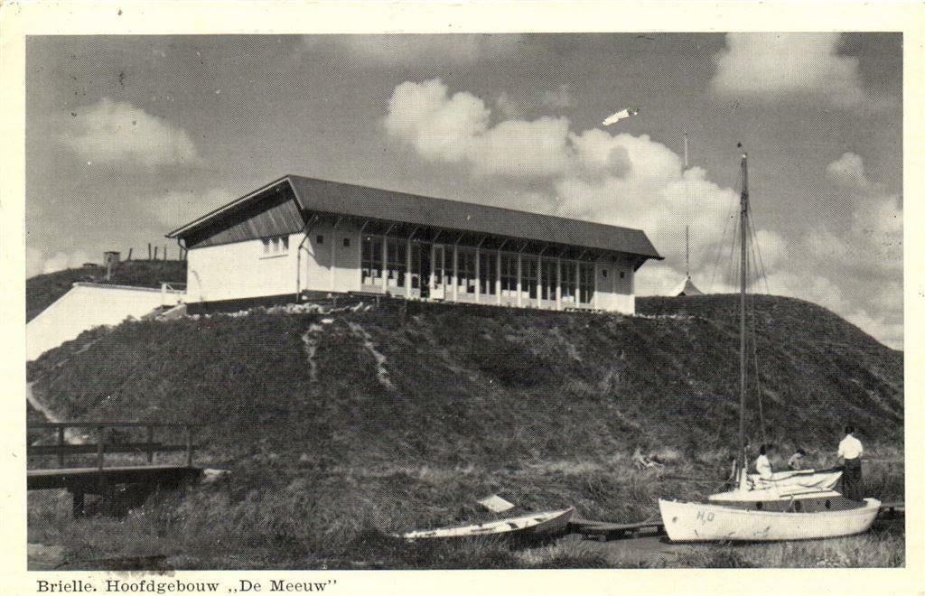Brielle, Hoofdgebouw De Meeuw - 1967 gelopen, Ophalen of Verzenden, Voor 1920, Gelopen, Zuid-Holland
