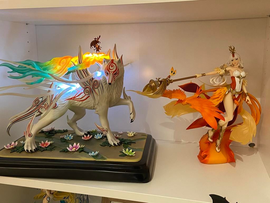 Okami - shiranui - anime figure - resin statue, Ophalen of Verzenden, Zo goed als nieuw