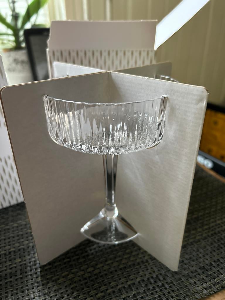 Nespresso Barista Shaker + 2 glazen (Nespresso x Fusalp), Ophalen of Verzenden, Nieuw, Glas, Glas of Glazen