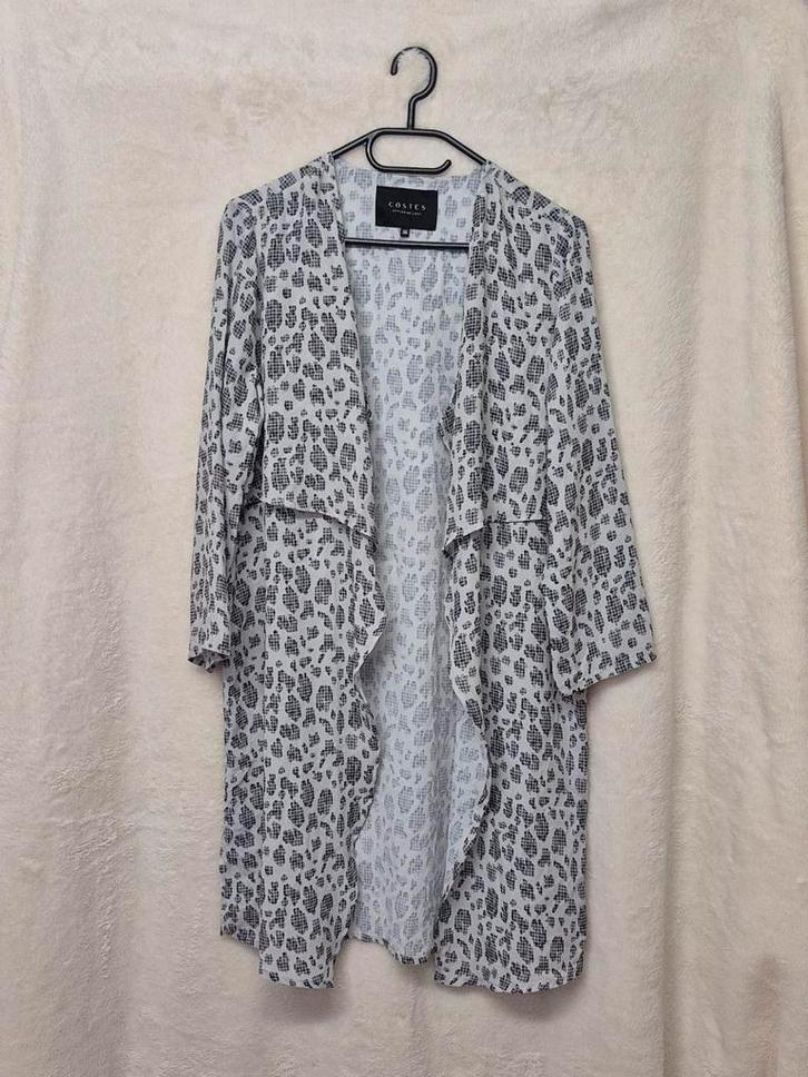 Costes vest met luipaardprint - Maat 36, Kleding | Dames, Jassen | Zomer, Zo goed als nieuw, Maat 36 (S), Overige kleuren, Ophalen of Verzenden