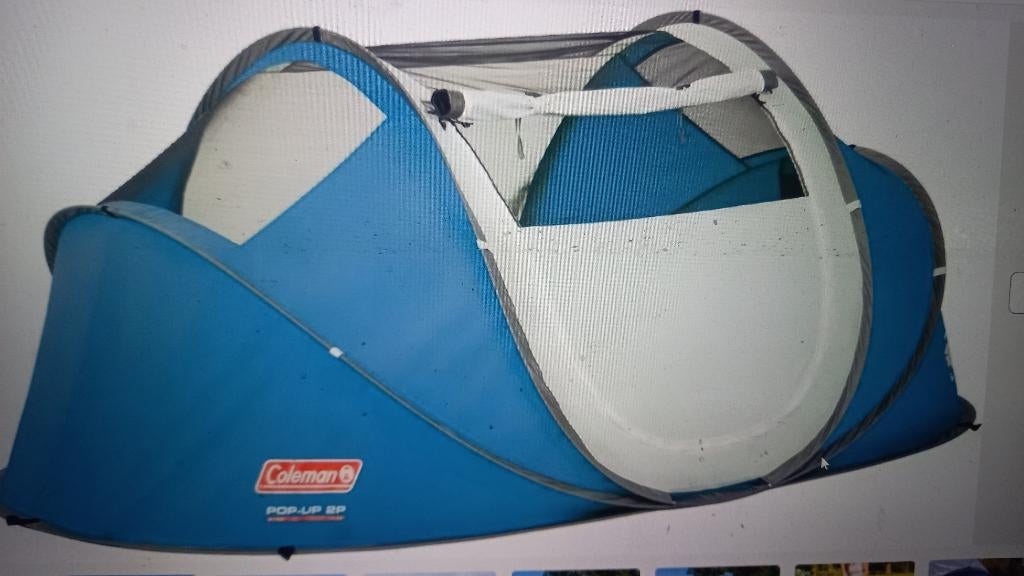 1 persoons pop-up tent Coleman, Caravans en Kamperen, Tenten, Ophalen, Zo goed als nieuw, Tot en met 2