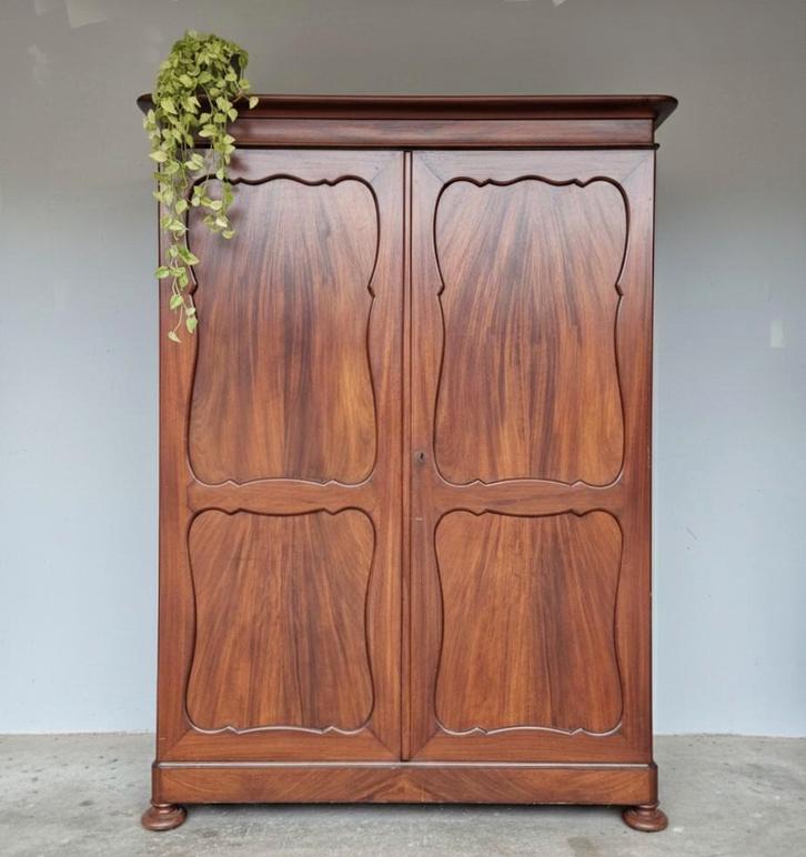 ➡️OPRUIMING Antieke XL Biedermeier meidenkast vintage kast, Antiek en Kunst, Curiosa en Brocante, Ophalen of Verzenden