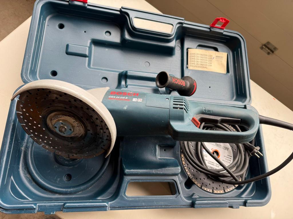 Bosch GWS 24-230B Zware slijptol, Gebruikt, ..., ..., Vlakschuurmachine