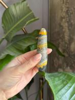 Jaspis Bumblebee massagegriffel massagestaaf 10cm, Ophalen of Verzenden, Mineraal