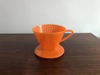 Retro vintage koffiefilter koffie houder oranje, Ophalen of Verzenden, Huis en Inrichting