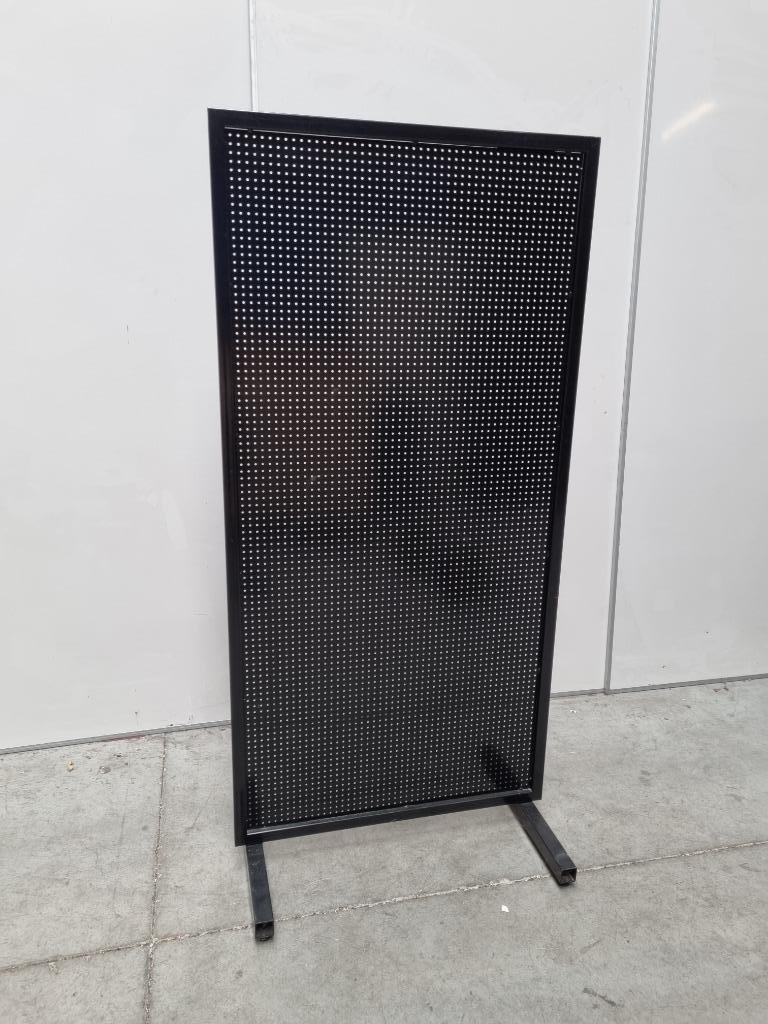 ZWARE METALEN ZWARTE SCHEIDINGSWAND AFM 166X80 CM, Huis en Inrichting, Woonaccessoires | Kamerschermen, Ophalen, Gebruikt