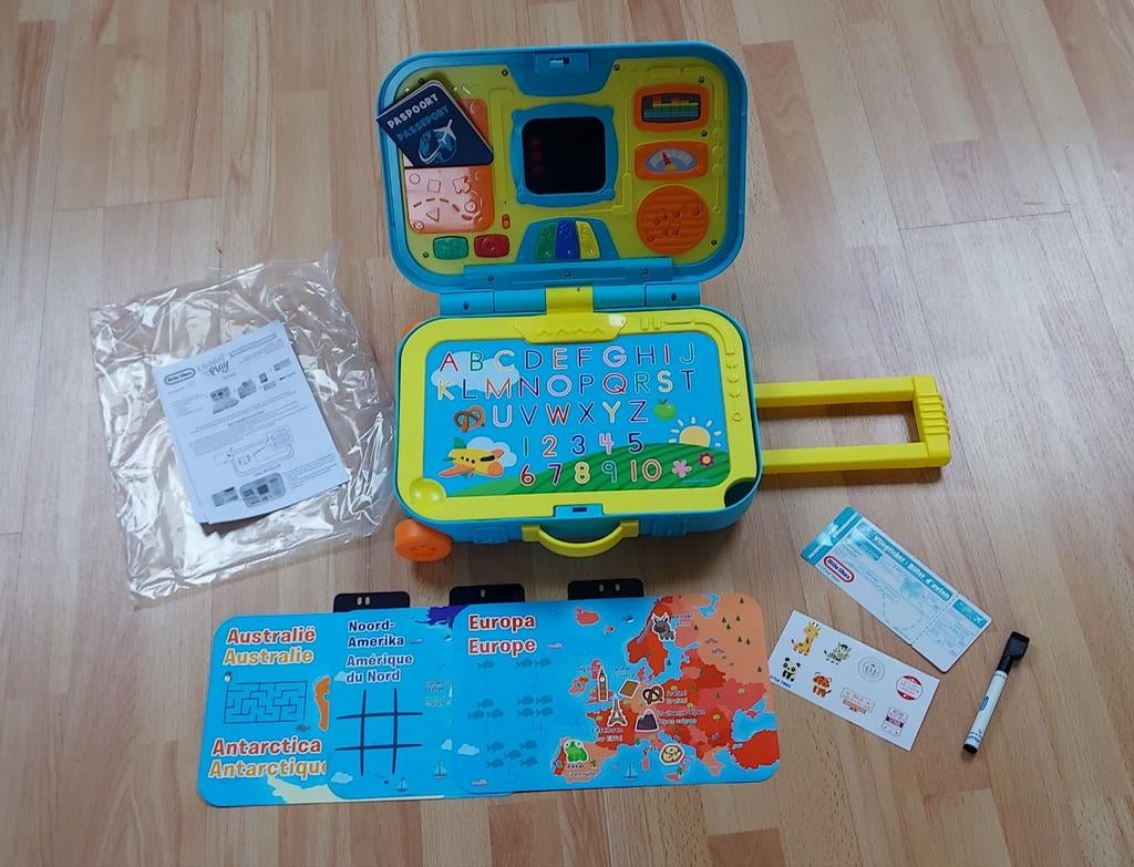 Little Tikes Reisavontuur Koffer Educatief Speelgoed, Ophalen, Zo goed als nieuw, Taal en Lezen, Met geluid