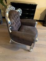 Koningsstoel barok, Gebruikt, Barok, 75 tot 100 cm, Ophalen of Verzenden