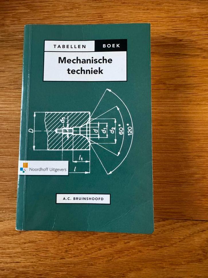 Tabellenboek Mechanische Techniek - Noordhoff Uitgevers, Boeken, Techniek, Zo goed als nieuw, Werktuigbouwkunde, Ophalen of Verzenden