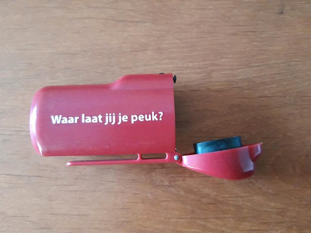 Zak-asbak met klip, TOP gadget voor iedere sigarettenroker, Ophalen of Verzenden, Nieuw, Asbak