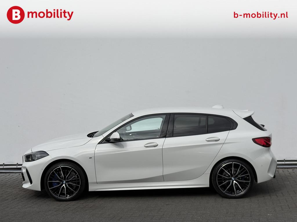 BMW 1-serie 118i High Executive M-Sport Elektrische Stoelen, 136 pk, Gebruikt, Wit, Bedrijf