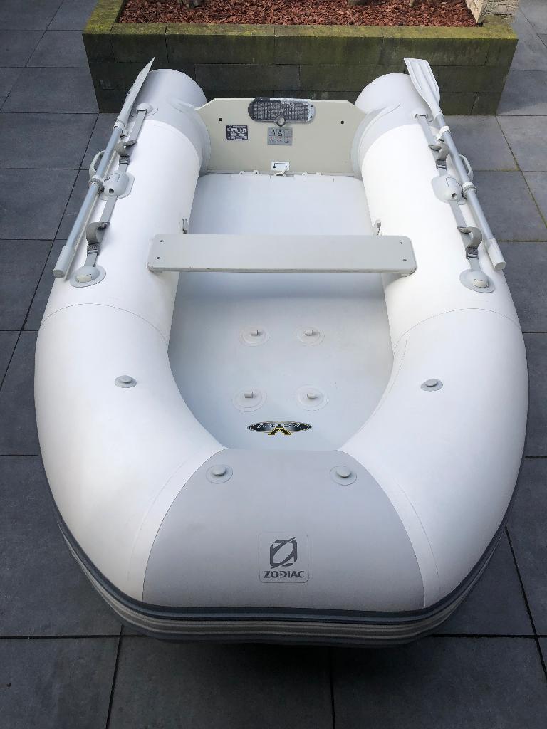 Zodiac rubberboot incl. Yamaha 5PK, Ophalen, Benzine, Minder dan 70 pk, Overige materialen