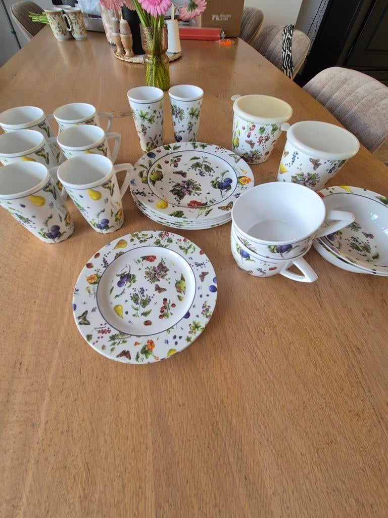 Mepal rosti janneke brinkman flowers servies, Ophalen, Gebruikt