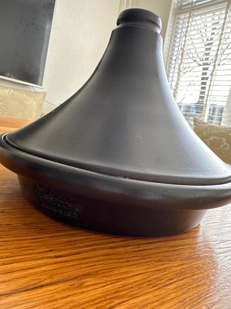 Marokkaanse tajine, Ophalen of Verzenden, Zwart, Steen/keramiek, Overige typen