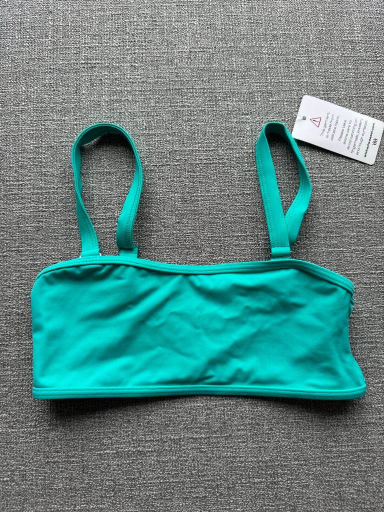 Wicked Weasel Obviously Iconic Melanie Bikini Crop Top Sz S, Kleding | Dames, Ophalen of Verzenden, Nieuw, Groen, Bikini