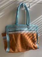 Leren/suede ibiza style shopper, Ophalen of Verzenden, Zo goed als nieuw, Bruin, Shopper