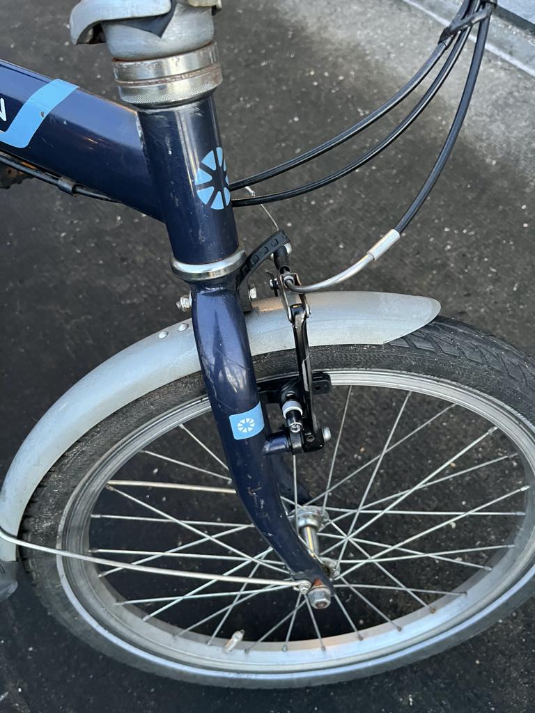 Nette DAHON vouwfiets 5 versnellingen (blauw), Gebruikt, Heren, 16 tot 18 inch, Versnellingen