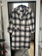 Beige Wollen Geruite Jas Claudia Strater Maat 36/S, Ophalen of Verzenden, Zo goed als nieuw, Maat 36 (S), Beige