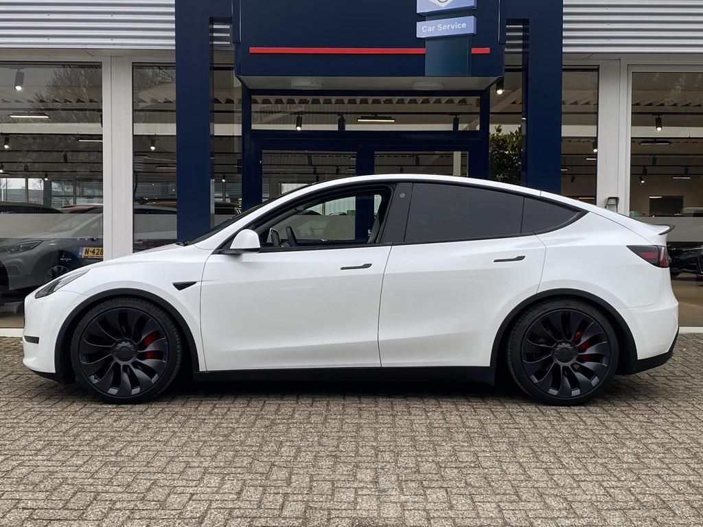Tesla Model Y Performance AWD 75 kWh / Panodak / Stuurverwar, Auto's, Tesla, Gebruikt, 495 min, 462 pk, 1972 kg