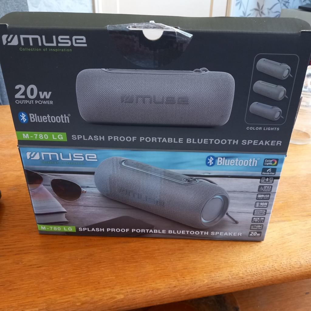 Muse M 780LG Bluetooth luidspreker met kleurrijke lichten., Audio, Tv en Foto, Luidsprekers, Ophalen