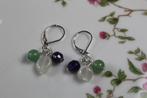 Edelsteen oorbellen - Aventurijn, amethist, maansteen, Hangers, Overige kleuren, Nieuw, Ophalen of Verzenden