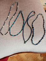 Vintage Hematiet kralen korte kettingen, Ophalen, Zo goed als nieuw, Zwart, Steen of Mineraal