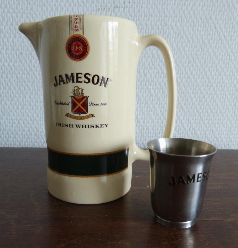 Jameson Whiskey waterkan en shotbeker, Ophalen of Verzenden, Nieuw, Gebruiksvoorwerp