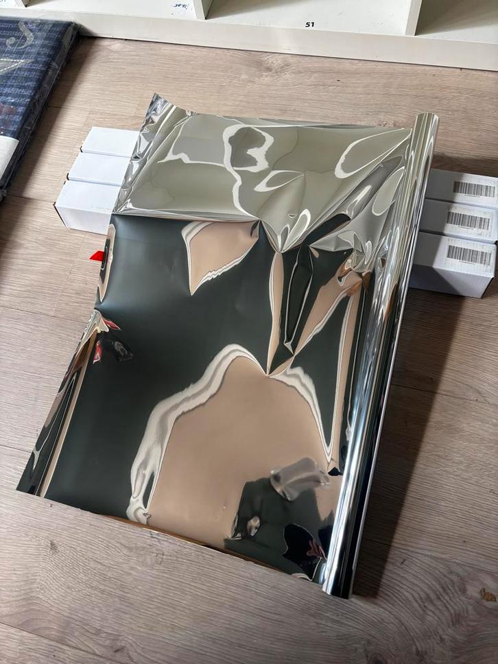 Zonwerende spiegelende folie - meerdere rollen beschikbaar, Doe-het-zelf en Verbouw, Glas en Ramen, Nieuw, Gevelraam of Ruit, 160 cm of meer