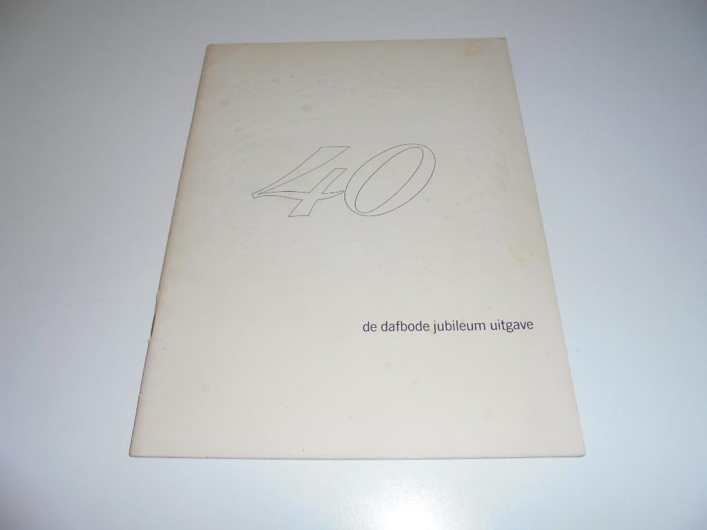 DAF Bode Jubileumuitgave 1928-1968, Ophalen of Verzenden, Zo goed als nieuw, Overige merken