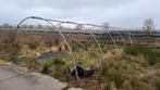 Gebruikte foliekas tunnel - 13 bogen (4,5m breed, 2m hoog), Gebruikt, Folie, Kweekkas, Ophalen