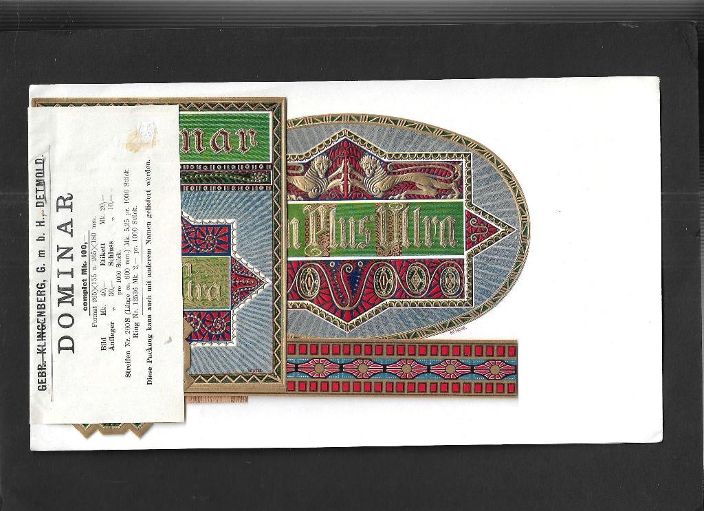 Etiket scan V4765, Ophalen of Verzenden, Gebruikt, Sigarenbandjes