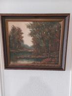 Olieverf  schilderij van G v/d Linden, Antiek en Kunst, Kunst | Schilderijen | Klassiek, Ophalen