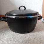 Pan / Frituur- Braadpan - ø 24, Zo goed als nieuw, Rvs, Keramische plaat, Ophalen