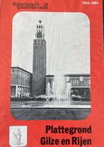 Plattegrond Gilze en Rijen 1983-1984, Gelezen, Ophalen of Verzenden, Landkaart, 1800 tot 2000