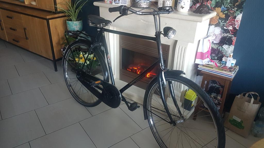 Stevige 28inch Opafiets 3versnelling Studentenfiets 110€, Fietsen en Brommers, Terugtraprem, Gebruikt, Versnellingen, 53 tot 57 cm