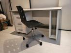 Bureau met ladenblok en bureaustoel, Huis en Inrichting, Bureaus, Ophalen, Gebruikt, Bureau