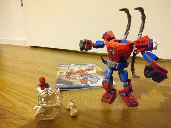 LEGO 76146 Spider-Man Mech Marvel, Kinderen en Baby's, Speelgoed | Duplo en Lego, Gebruikt, Lego, Complete set, Ophalen of Verzenden