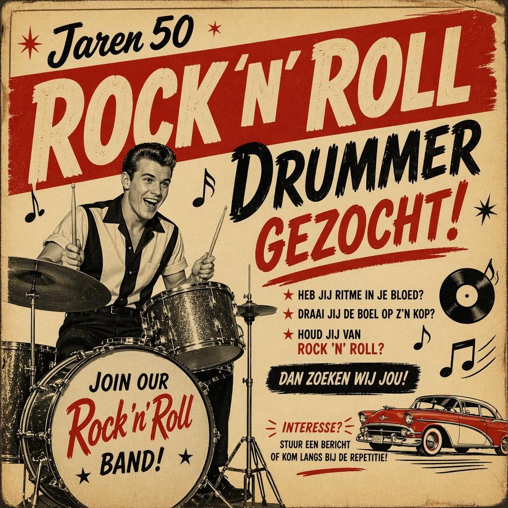 Drummer gezocht, Contacten en Berichten, Muziek maken en Bandleden