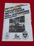 Moto-cross 500cc Lichtenvoorde boekje, Ophalen of Verzenden, Overige merken