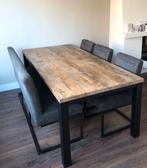 Pronto Wonen eetkamerset Parantino grijs, Ophalen, Gebruikt, Drie, Stoer, industrieel