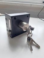 2x Lips 1754 oplegslot voordeur, Ophalen of Verzenden, Gebruikt, IJzer, Slot