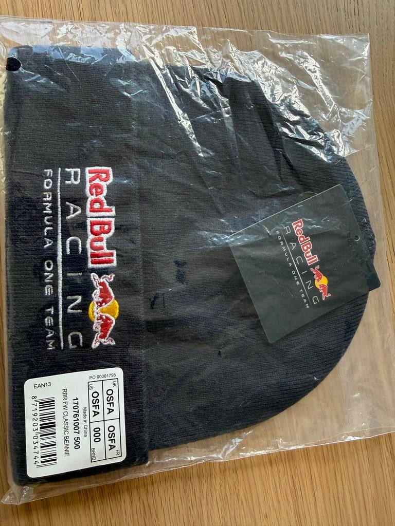 Nieuwe Red Bull Racing Formule 1 Team Muts Beanie, Ophalen of Verzenden, Nieuw, One size fits all, Hoed
