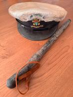 Originele antieke pet Havenpolitie Rotterdam met knuppel, Ophalen of Verzenden, Zo goed als nieuw