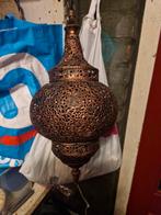 Oosterse Hanglamp - Koperkleurig Metaal, Gebruikt, 50 tot 75 cm, Ophalen of Verzenden, Oosters, Arabisch, Bohemian