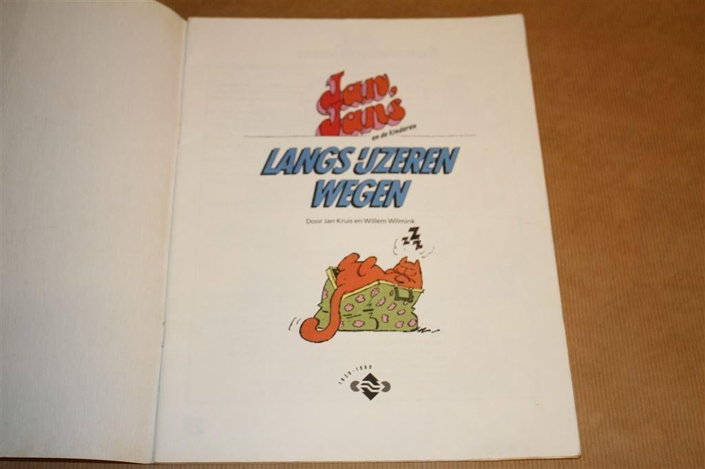 Jan, Jans en de kinderen langs ijzeren wegen., Boeken, Eén stripboek, Ophalen of Verzenden, Gelezen