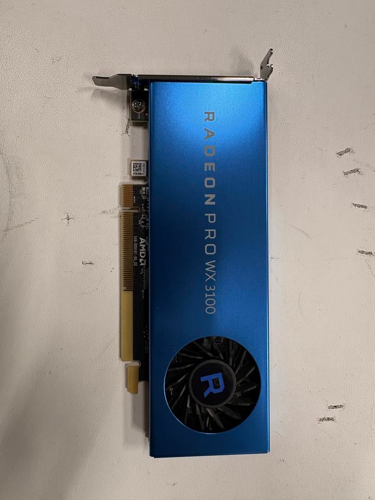 AMD Radeon Pro WX 3100 videokaart, Computers en Software, Videokaarten, PCI-Express 3, Gebruikt, AMD, DisplayPort