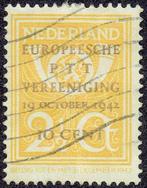 Nederland 1943, PTT zegel, 10+2½ cent., Verzenden, Na 1940, Gestempeld