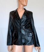 RENZO Leren Jasje , Maat 40, Verzenden, Zo goed als nieuw, Maat 38/40 (M), Zwart